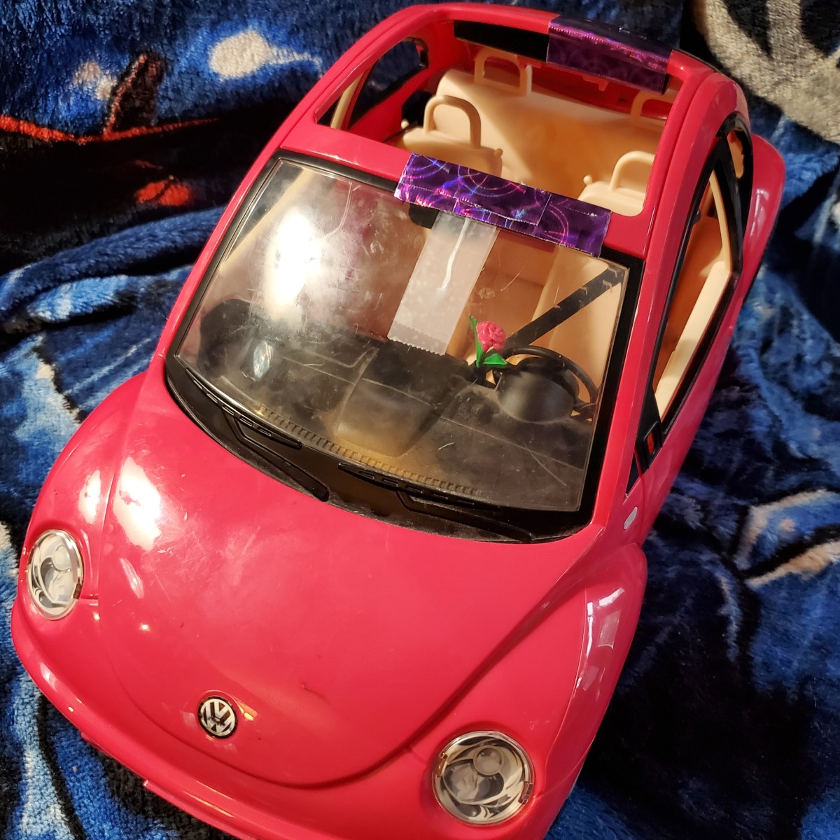 Fixing Sentimental Toys aka Barbie Car Repair&nbsp;Shop