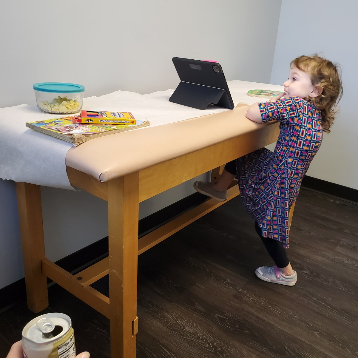 Getting Wiggly at Her Food Challenge & the Easiest Allergy-Friendly Desserts